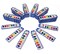 36 Pack -Color Swell 36 Set Bulk Watercolor Paint Pack with Wood Brushes 8 Colors Washable Water Colors Perfect for Kids Classroom Parties Students All Ages